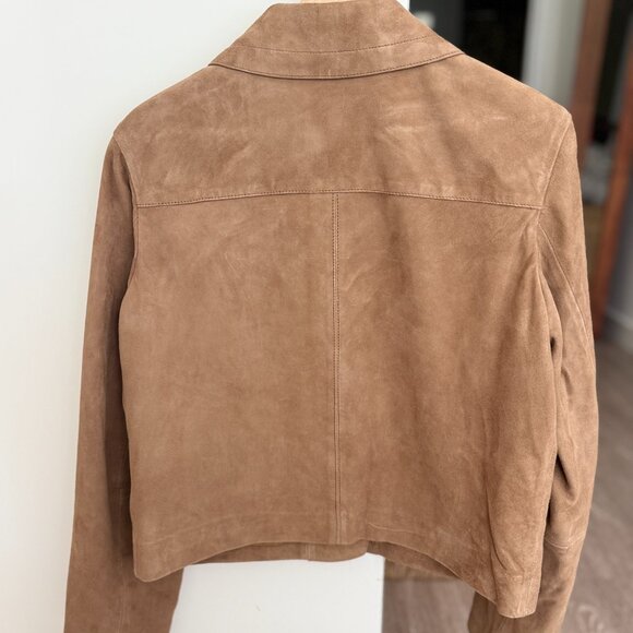 NWT Mango Suede Leather Jacket - Picture 4 of 9